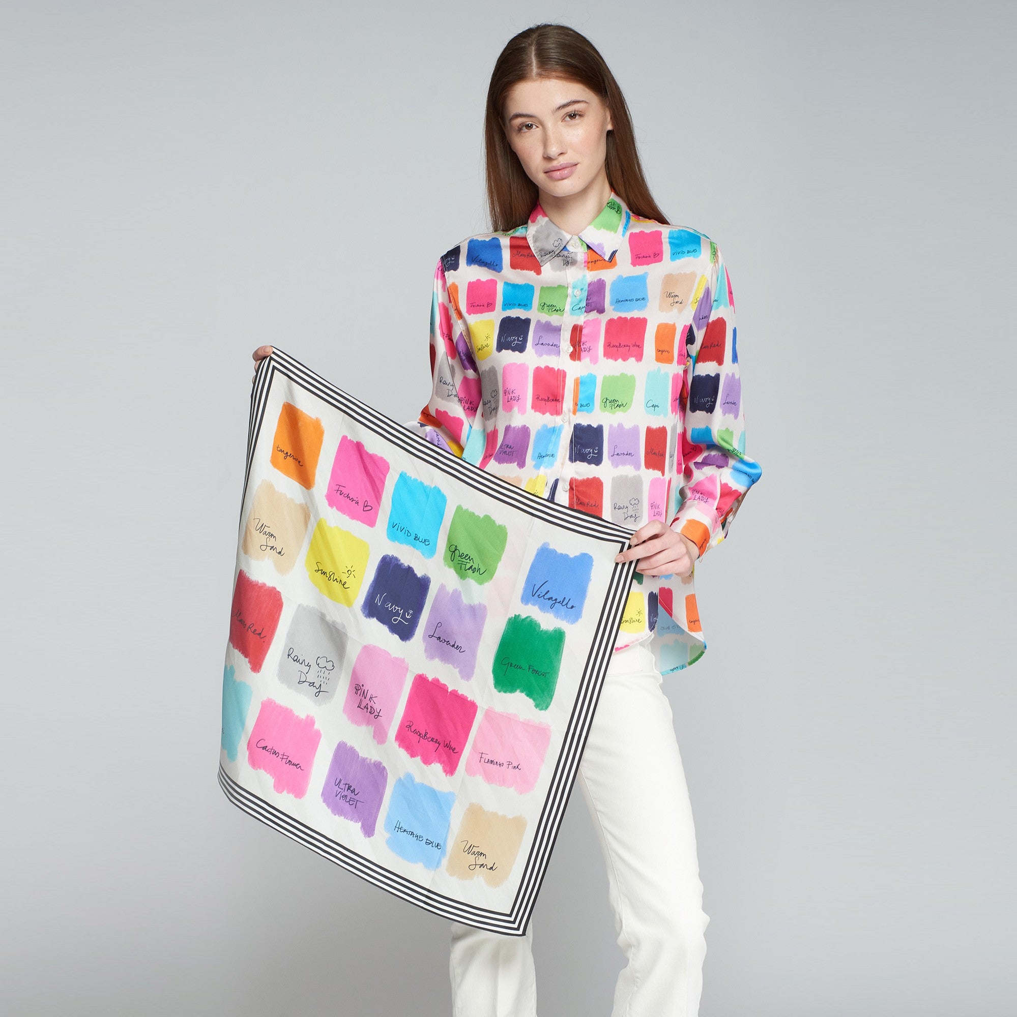 Pantone Silk Scarf - Multi