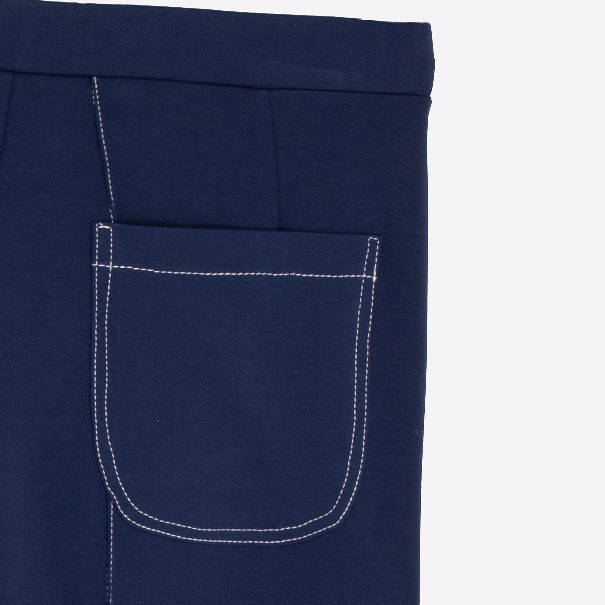 Bettina Wide Leg Trouser - Navy