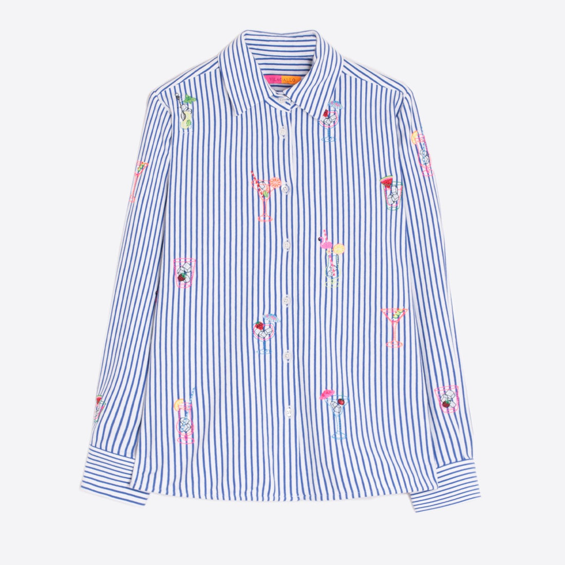 Issa Jersey Stripe Shirt - Blue Stripe