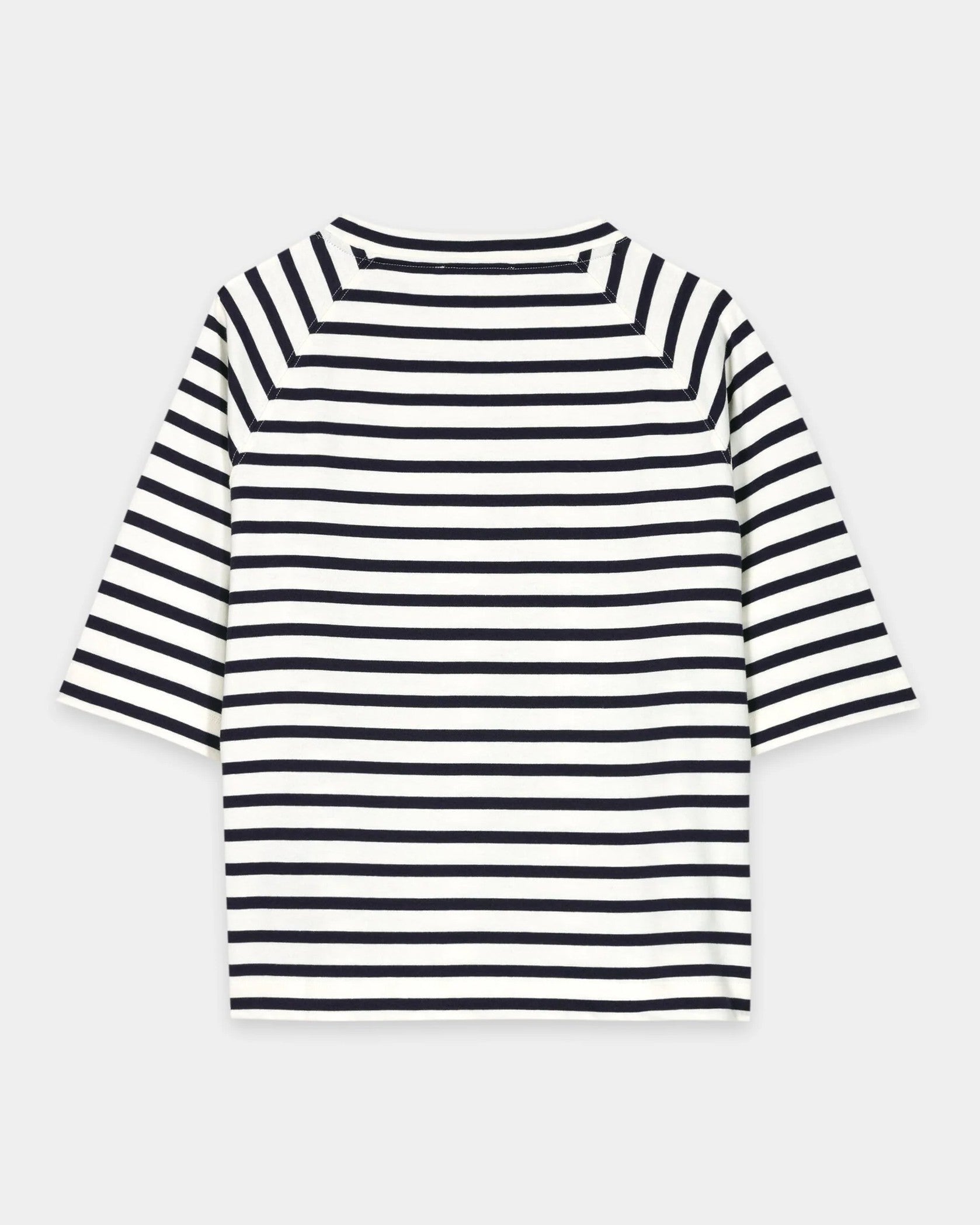 Stripe Smart T-Shirt - Navy Blue