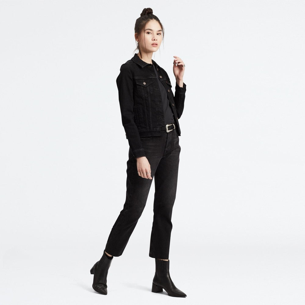 501 Original Cropped Jean - Black Sprout