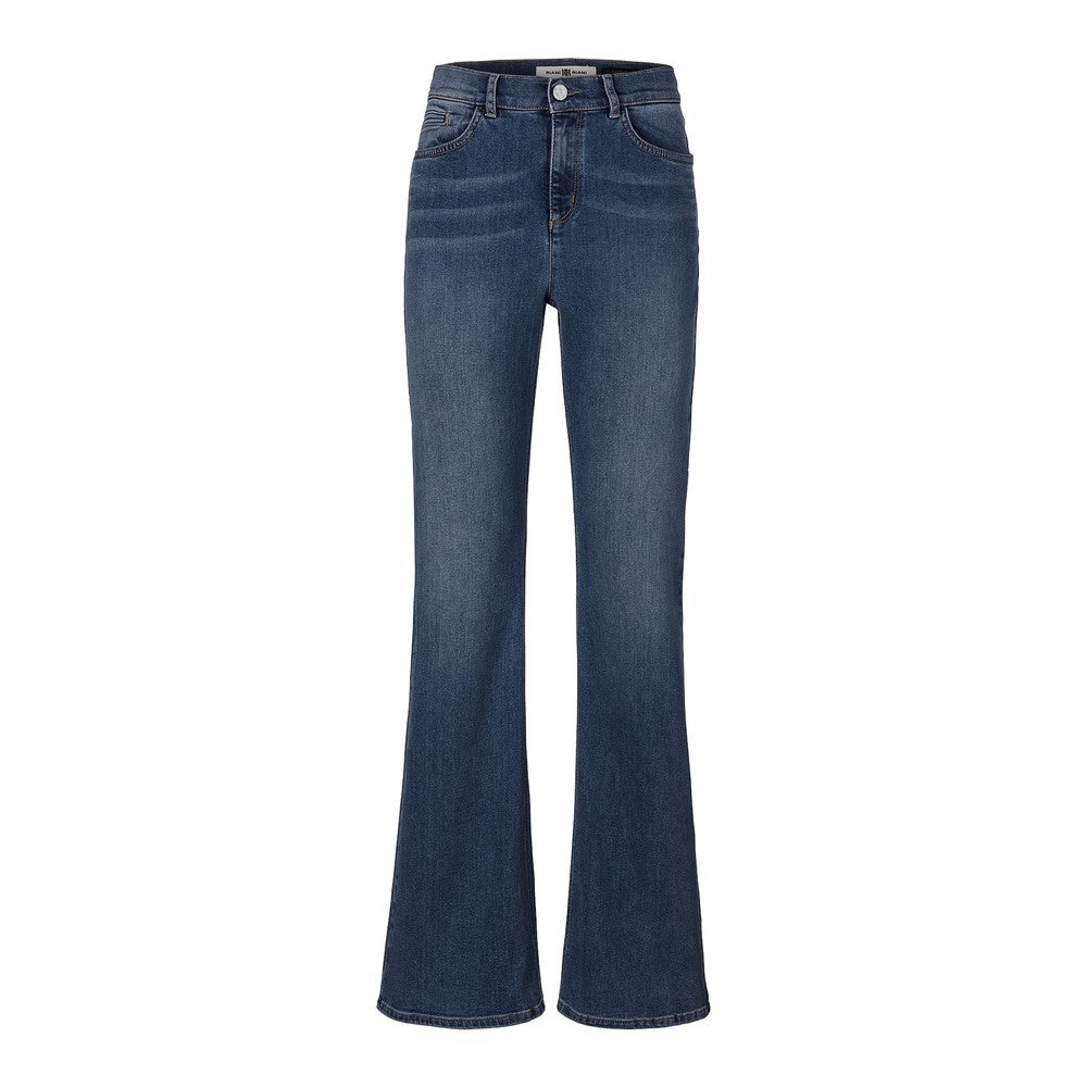 Slim Fit Bootcut Jeans - Blue Used Wash
