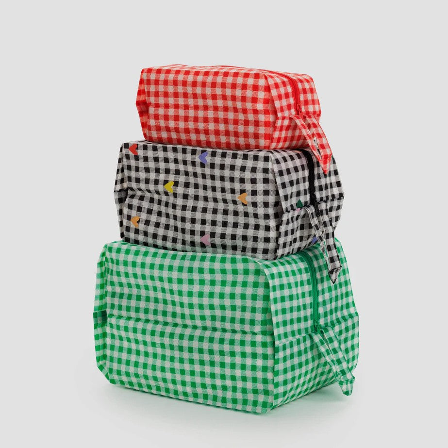 3D Zip Set - Gingham