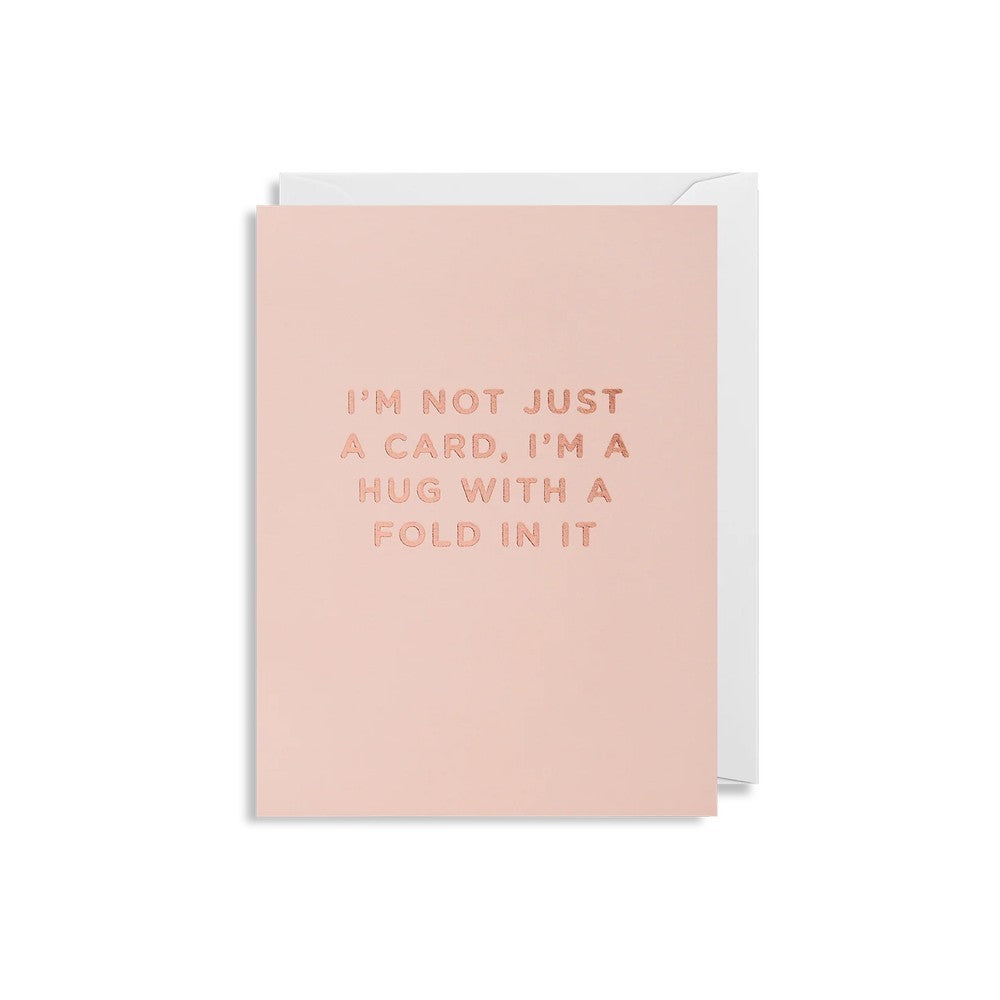 Hug With A Fold - Pale Pink