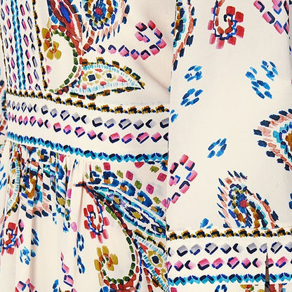 Provence Print Midi Dress - Multicolour