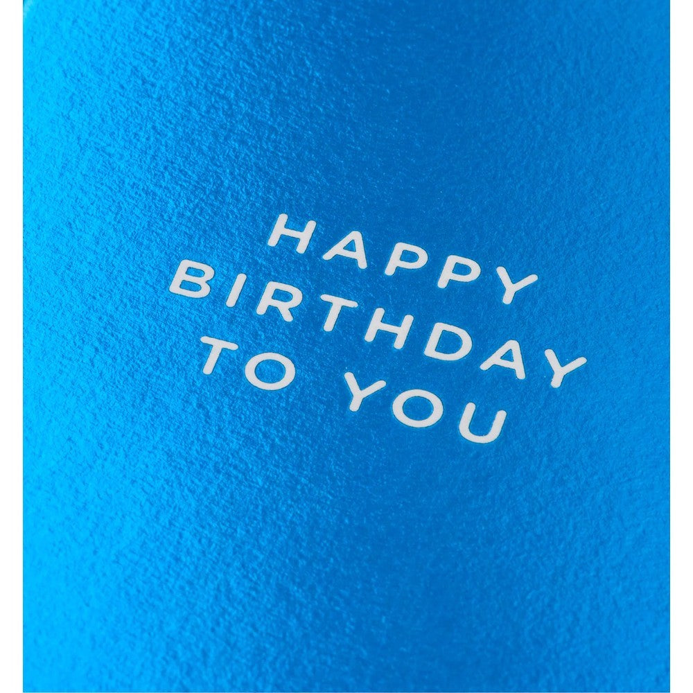 Happy Birthday To You - Metallic Blue