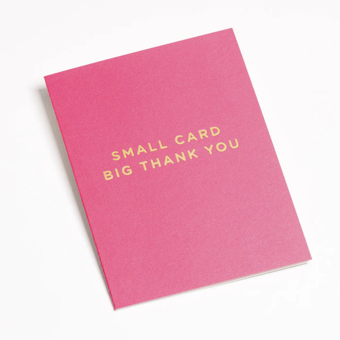 Small Card Big Thank You - Magenta