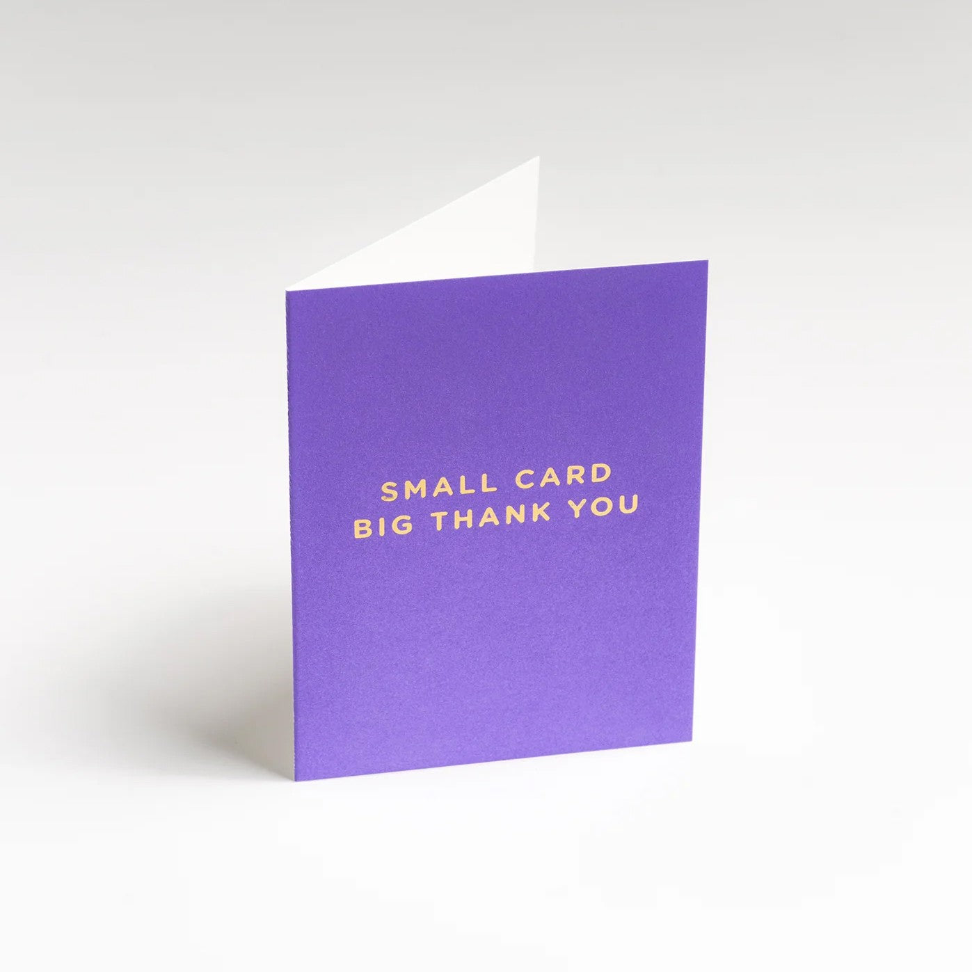 Small Card Big Thank You - Purple