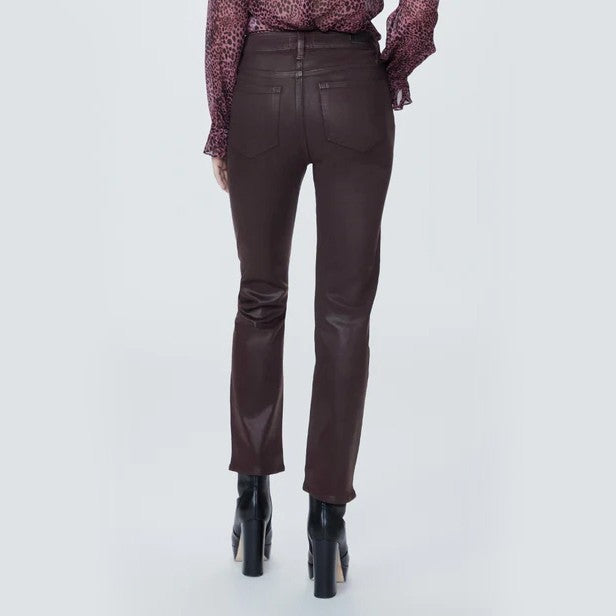 Cindy Trouser - Black Cherry Luxe Coating