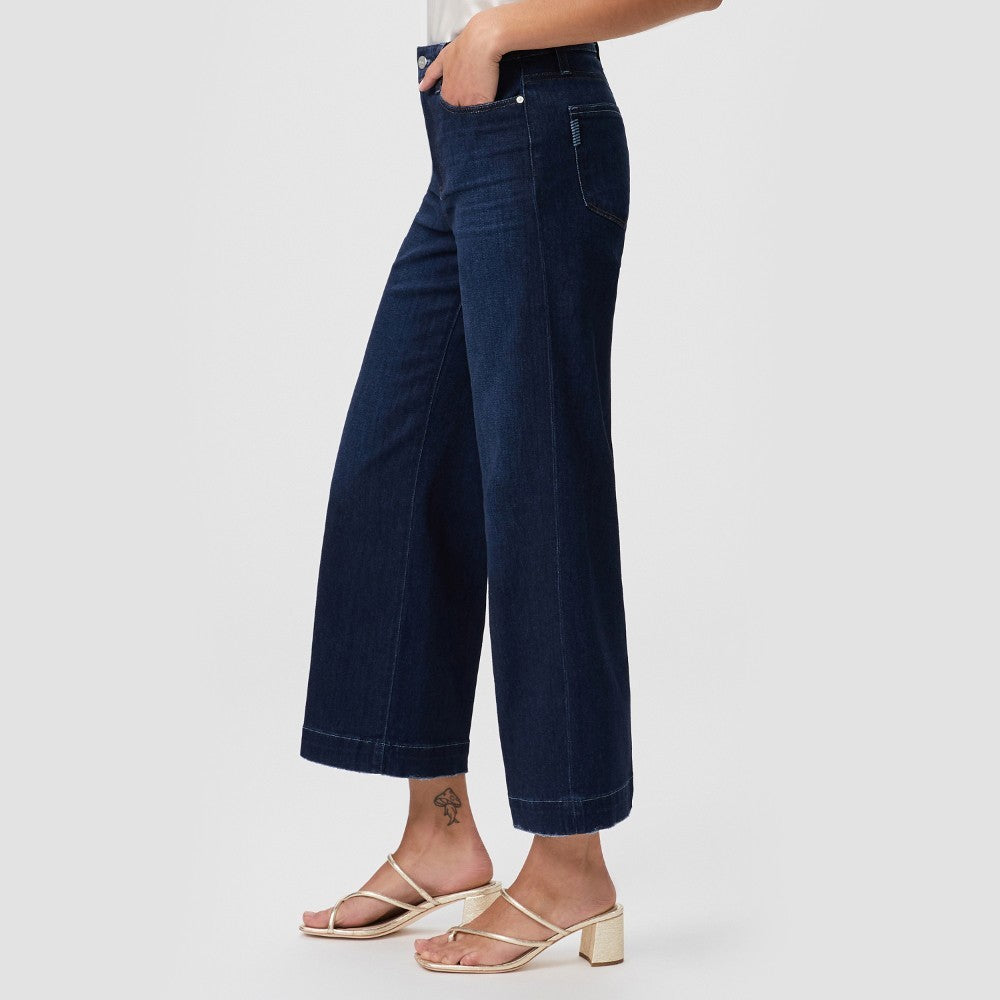 Anessa Cropped Wide Leg Jeans - The Disco