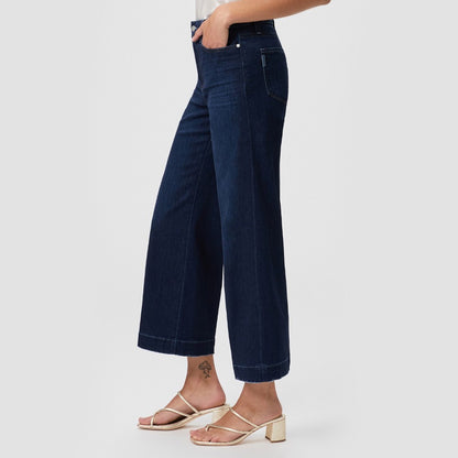 Anessa Cropped Wide Leg Jeans - The Disco