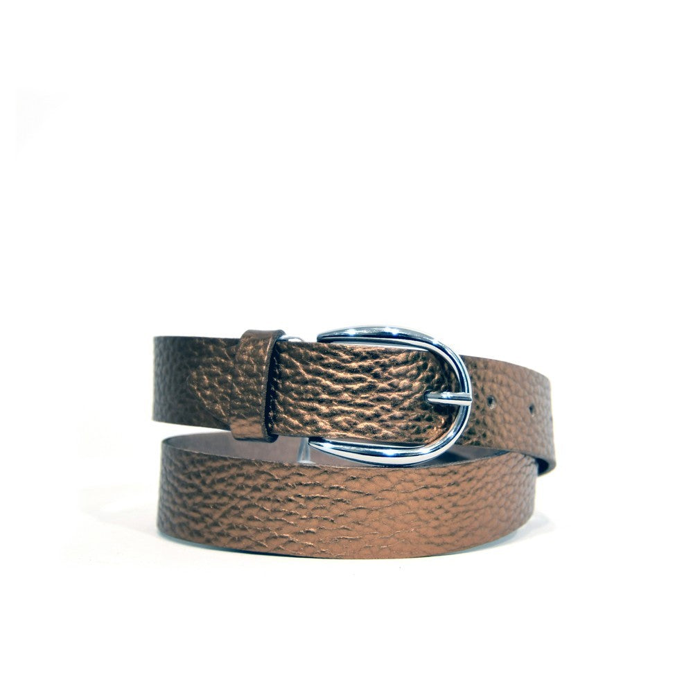 Metallic Textured Belt - Copper