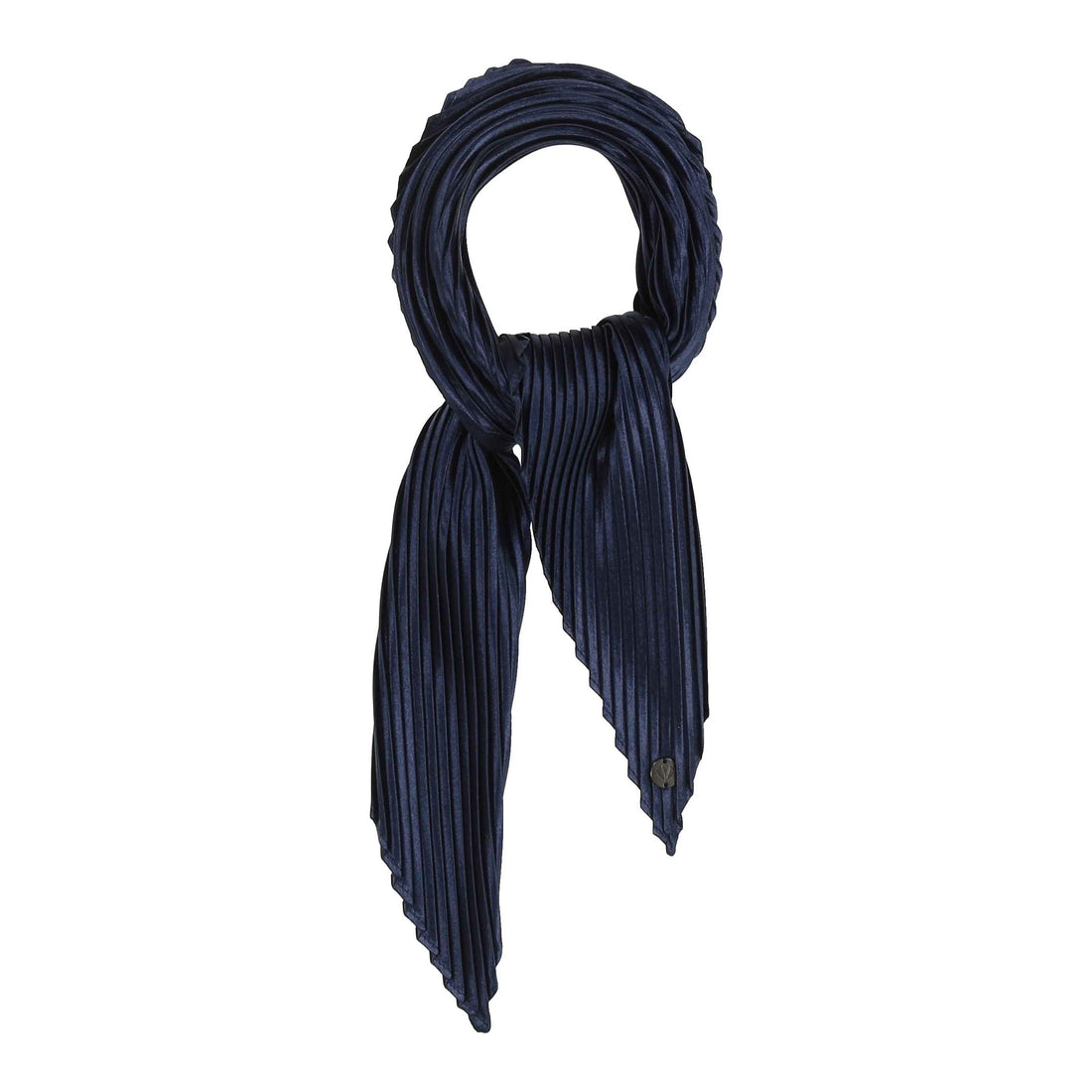 Pleated Necktie - Midnight