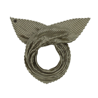 Pleated Necktie - Fennel