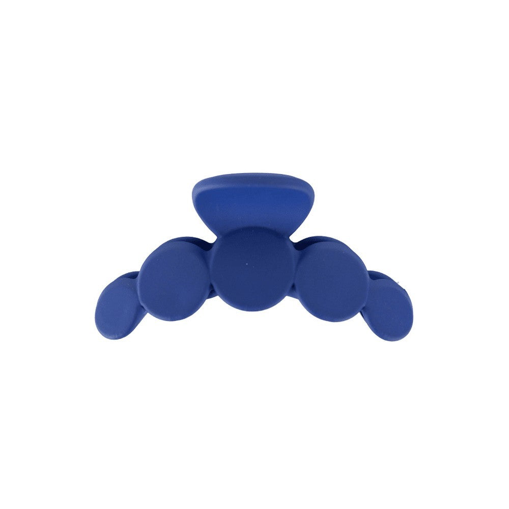 Small Bubble Matt Hair Claw - Navy