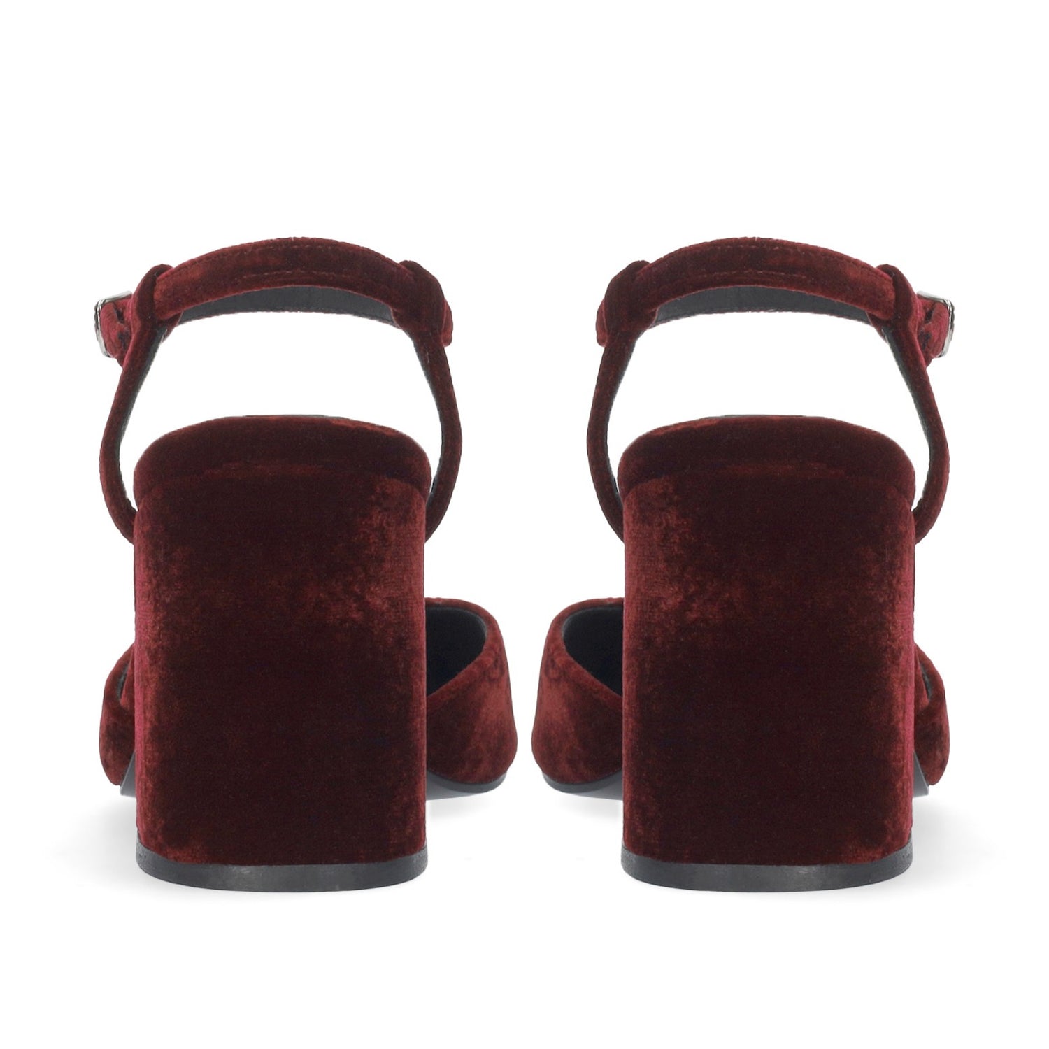 Velvet Heel - Burgundy