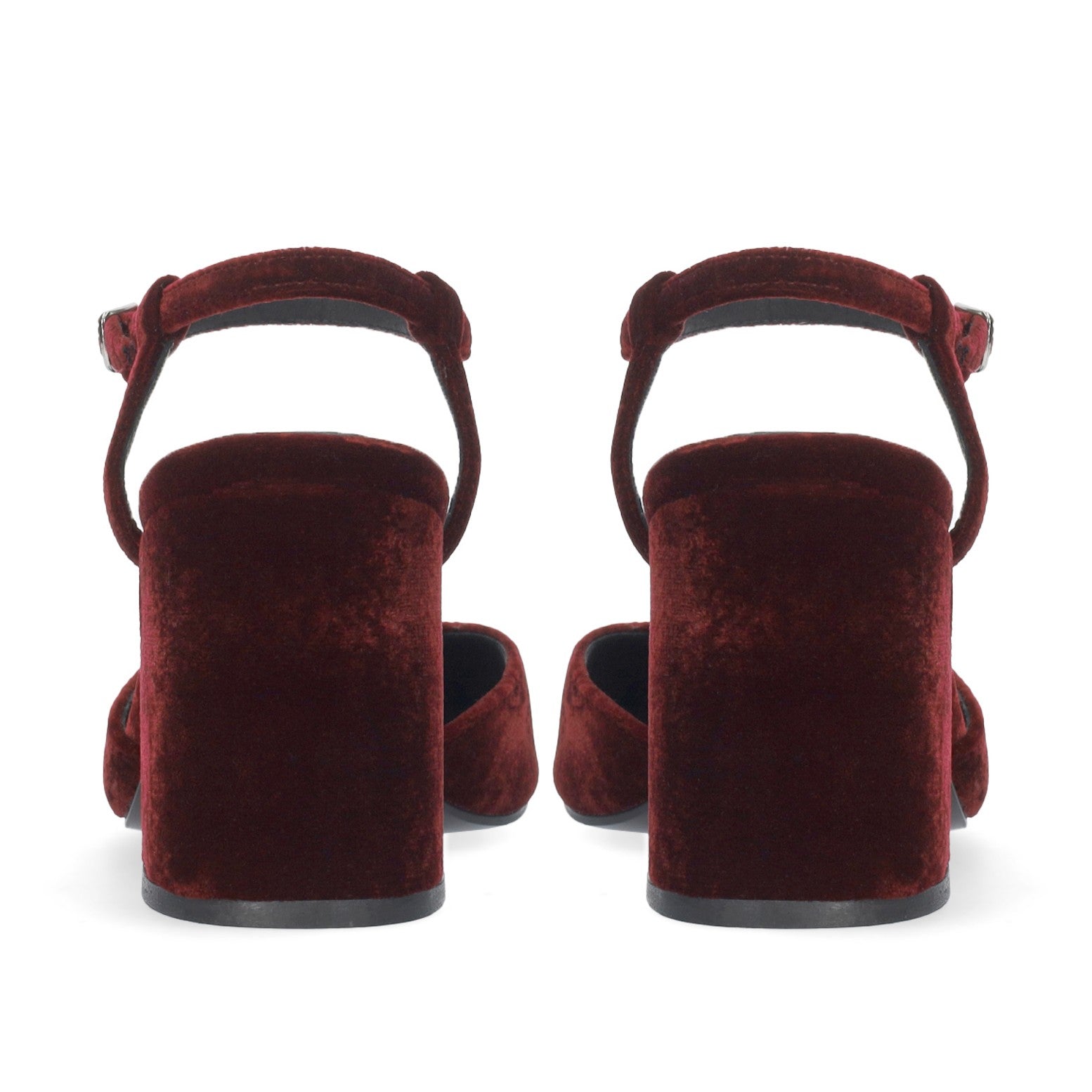 Velvet Heel - Burgundy