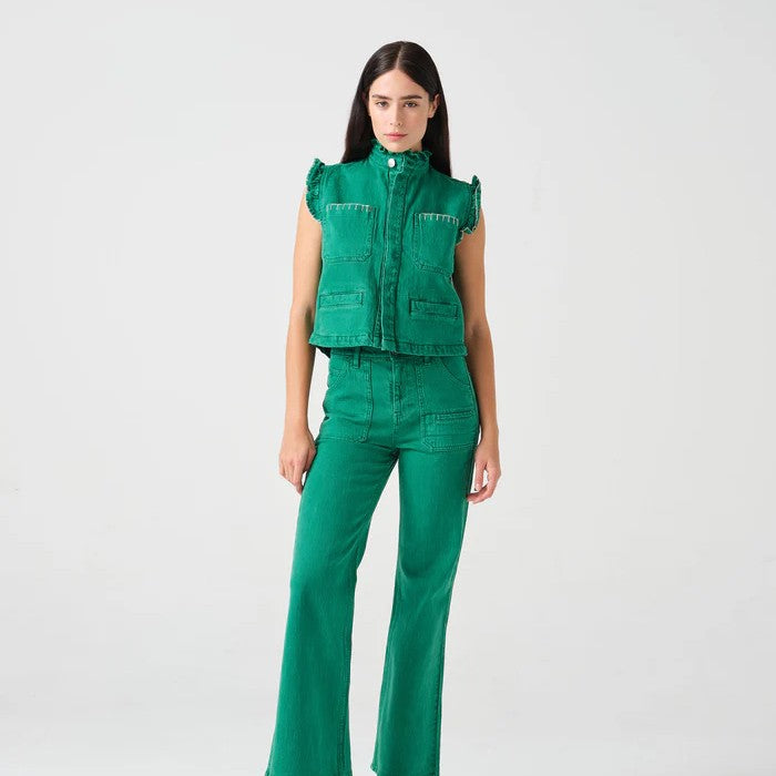 Pablo Waistcoat - Jade Green