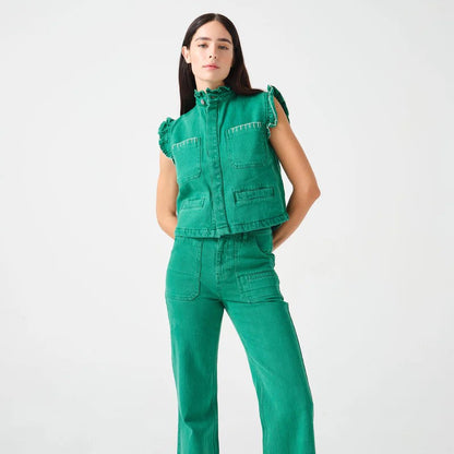 Pablo Waistcoat - Jade Green