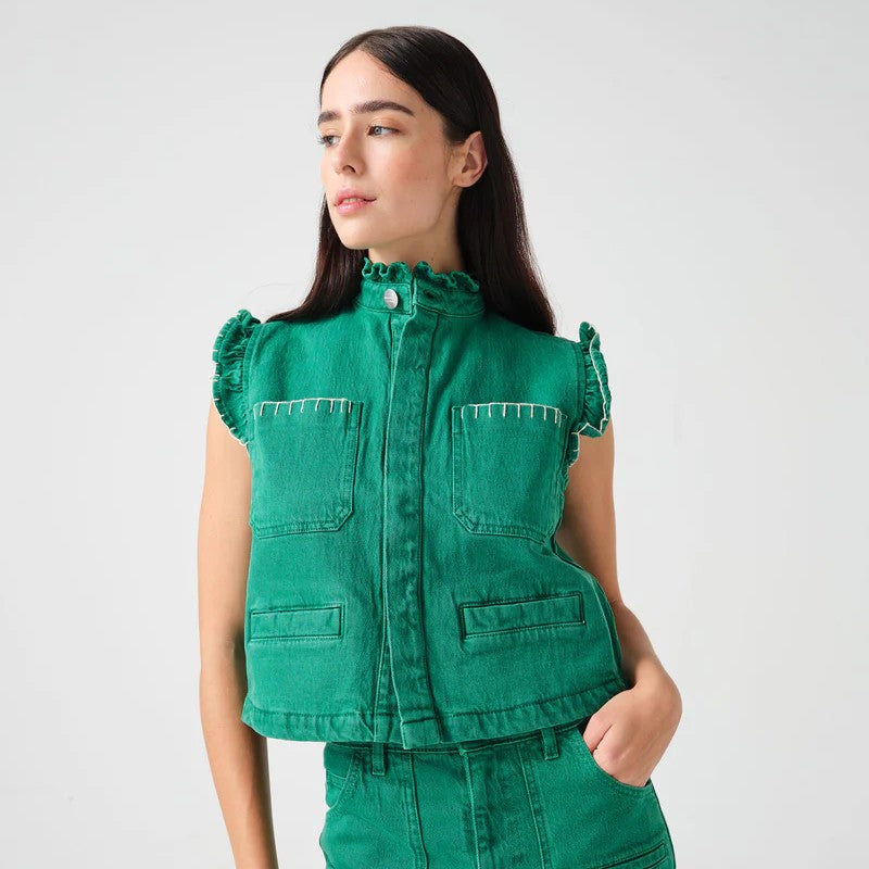 Pablo Waistcoat - Jade Green