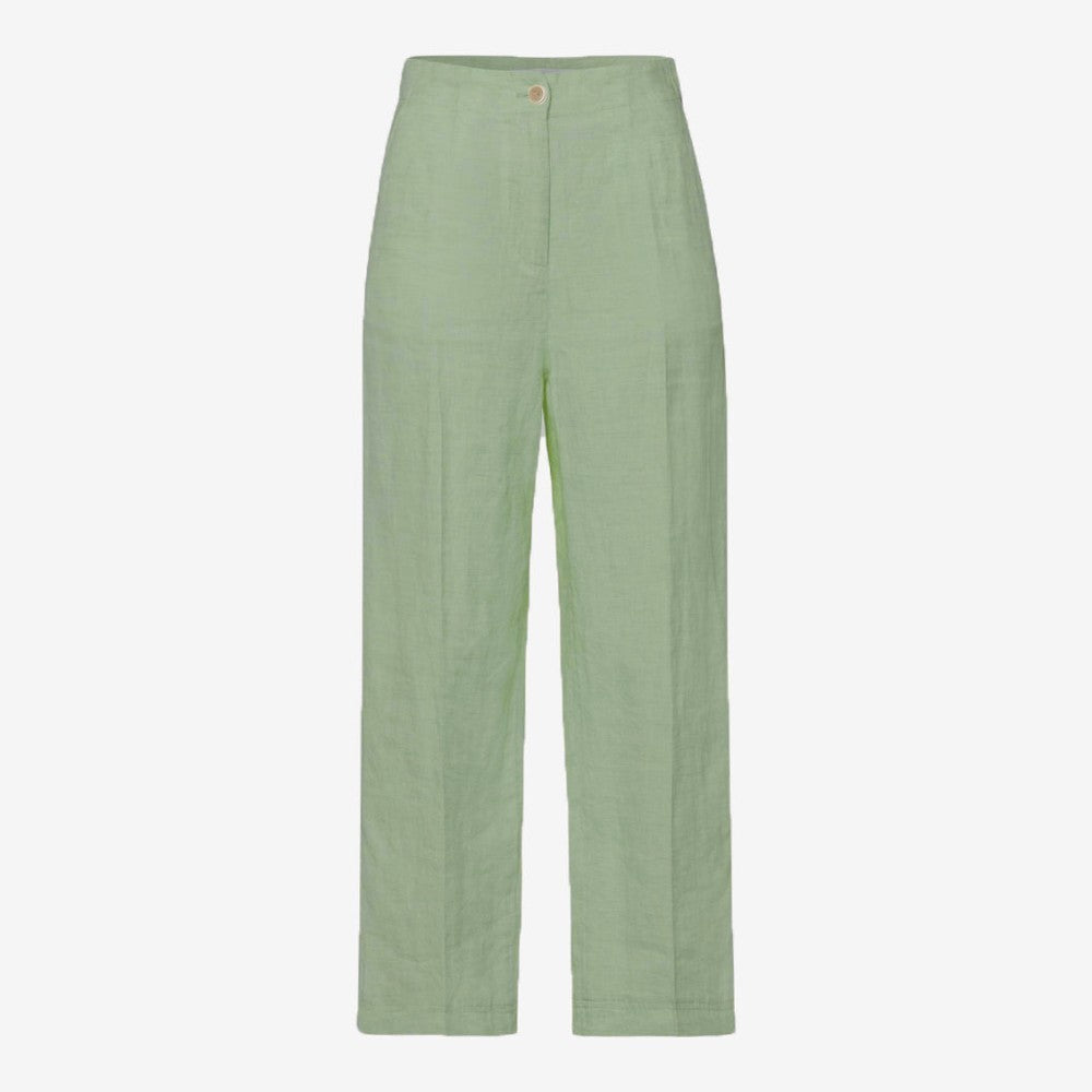 Maine Linen Wide Trousers - Matcha