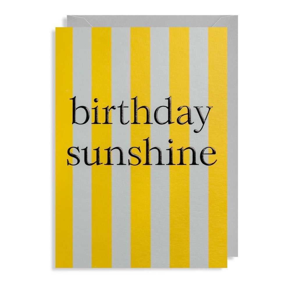 Birthday Sunshine - Pale Blue/Yellow