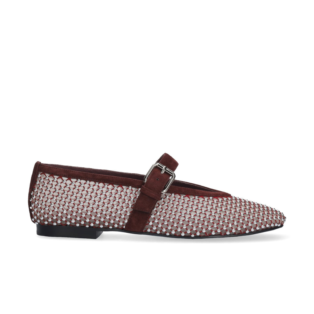 Mesh Ballerina - Burgundy
