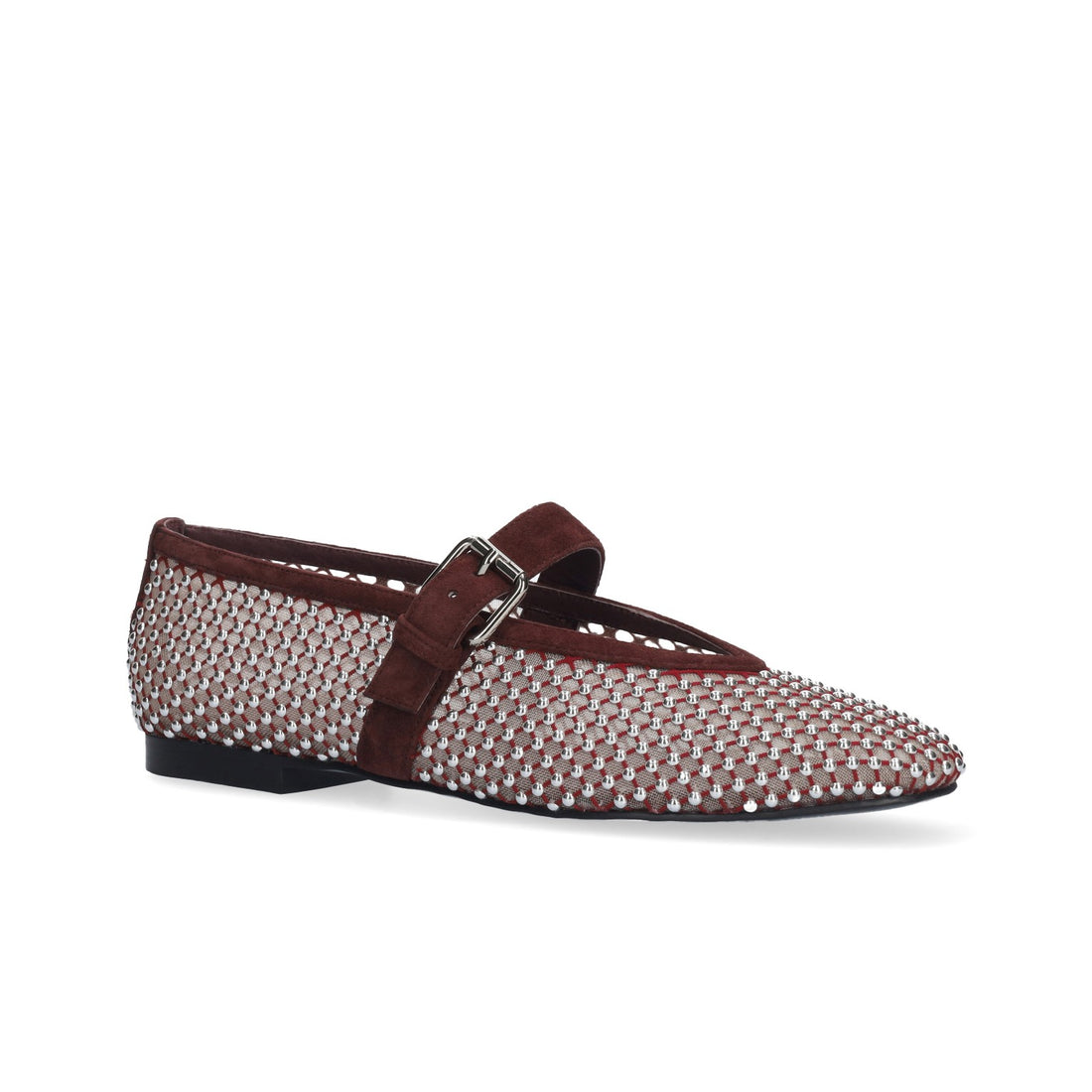 Mesh Ballerina - Burgundy