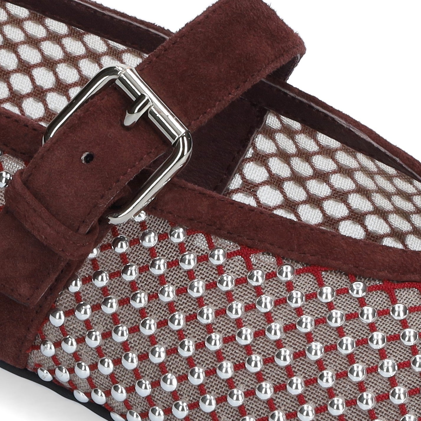 Mesh Ballerina - Burgundy