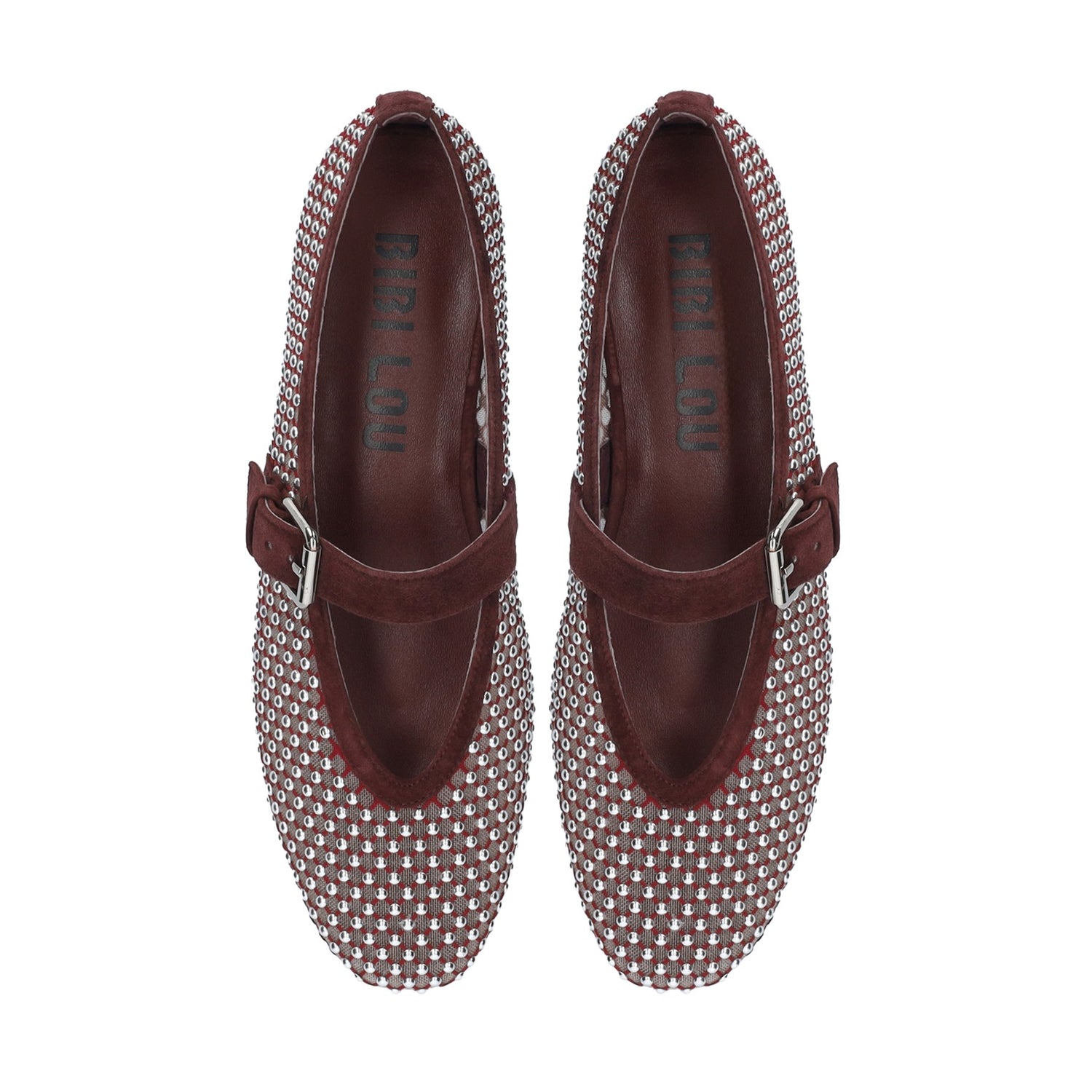 Mesh Ballerina - Burgundy