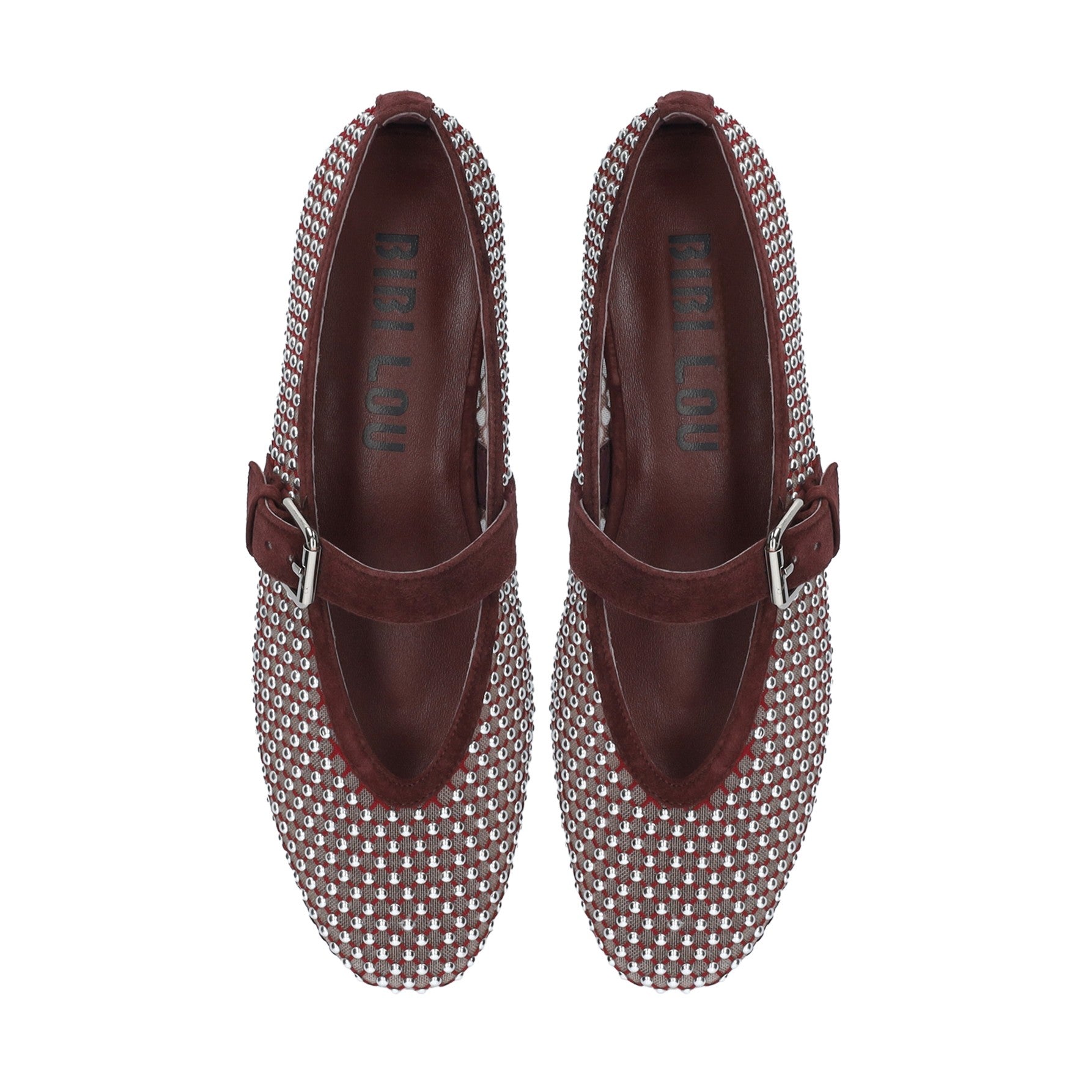 Mesh Ballerina - Burgundy
