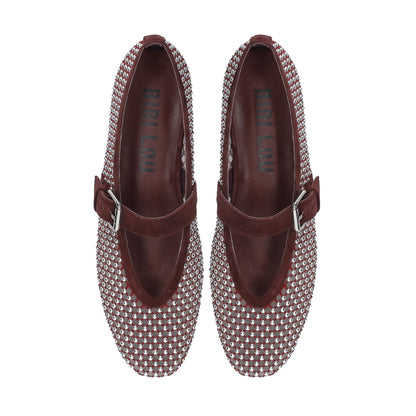 Mesh Ballerina - Burgundy