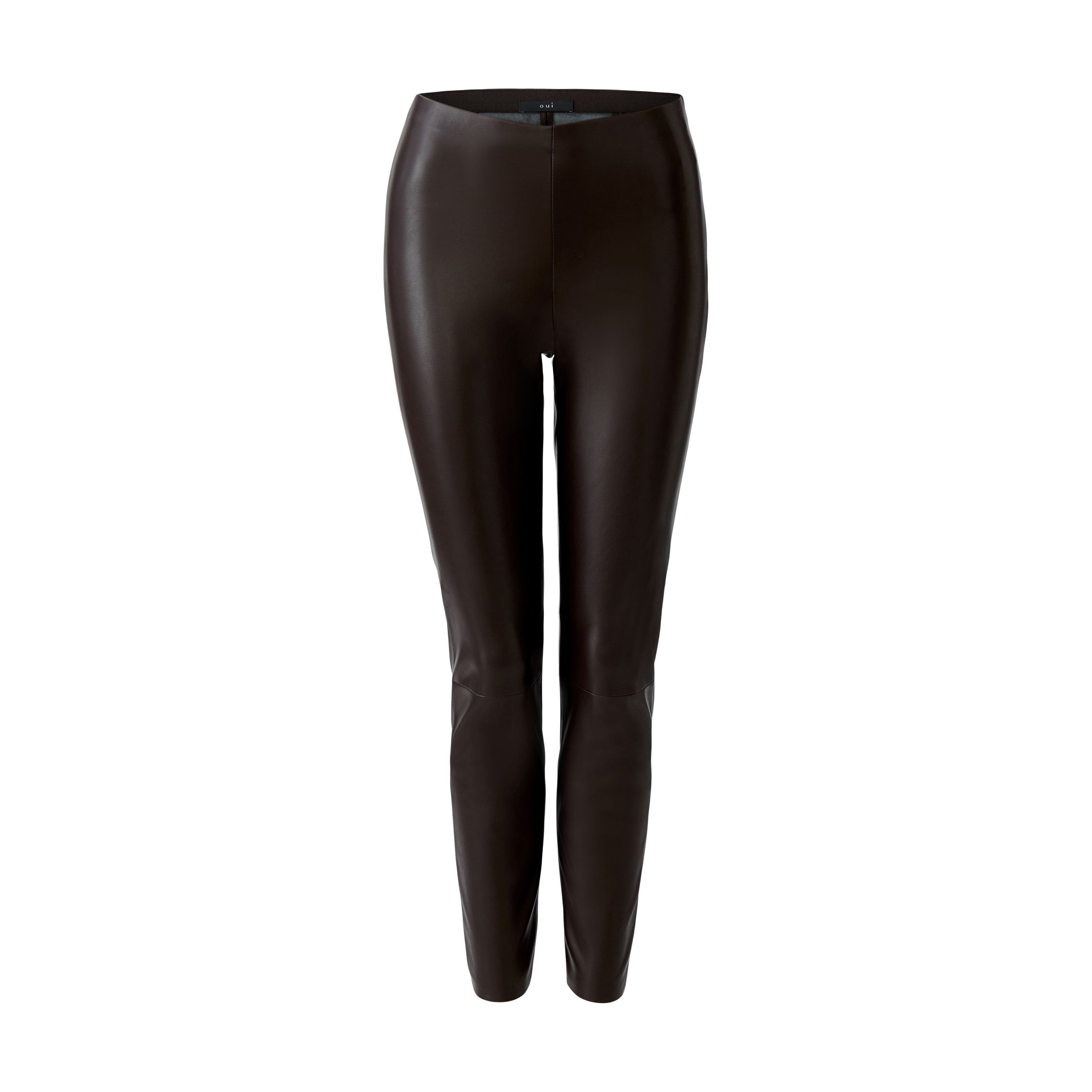 Pleather Legging - Dark Brown