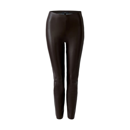 Pleather Legging - Dark Brown