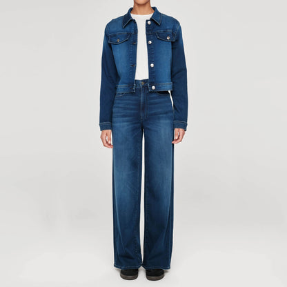 Hepburn Wide Leg Vintage Jeans - Stream