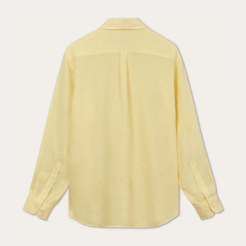 Abaco Long Sleeve Linen Shirt - Limoncello