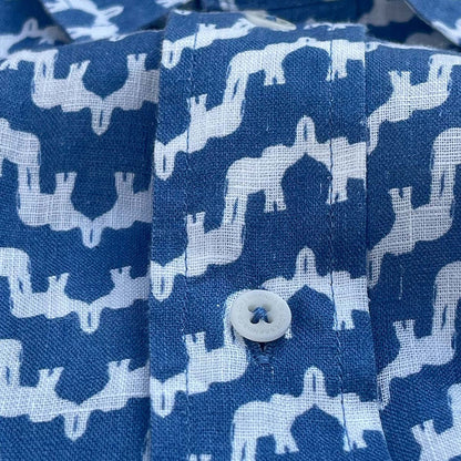 Abaco Long Sleeve Linen Shirt - Elephant Palace