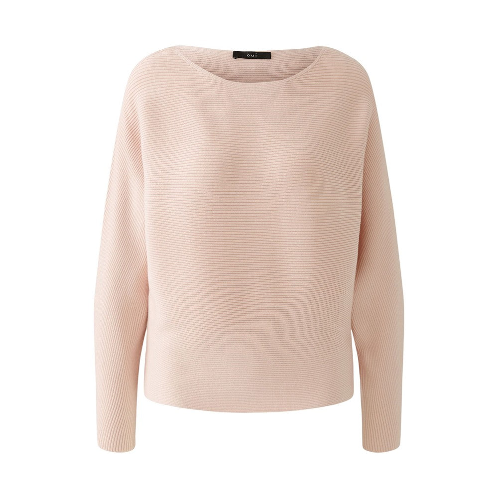 Ribbed Knit Top - Peach Whip