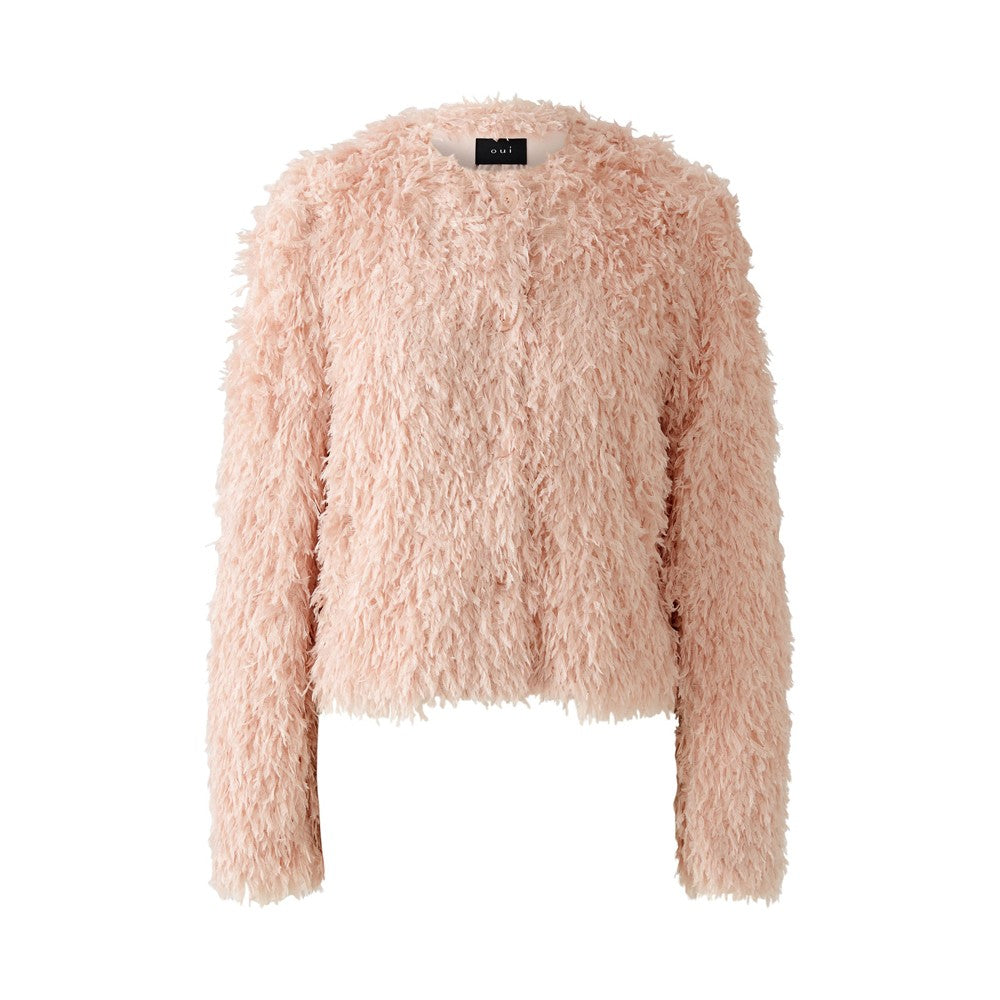 Shaggy Jacket - Pale Mauve