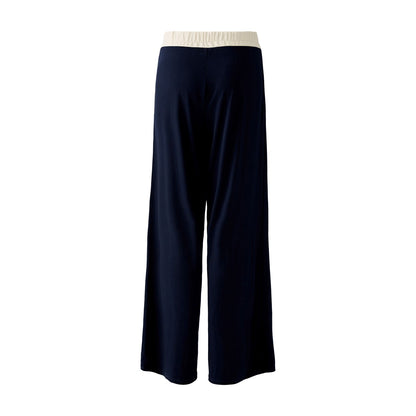 Slip On Trousers - Dark Blue