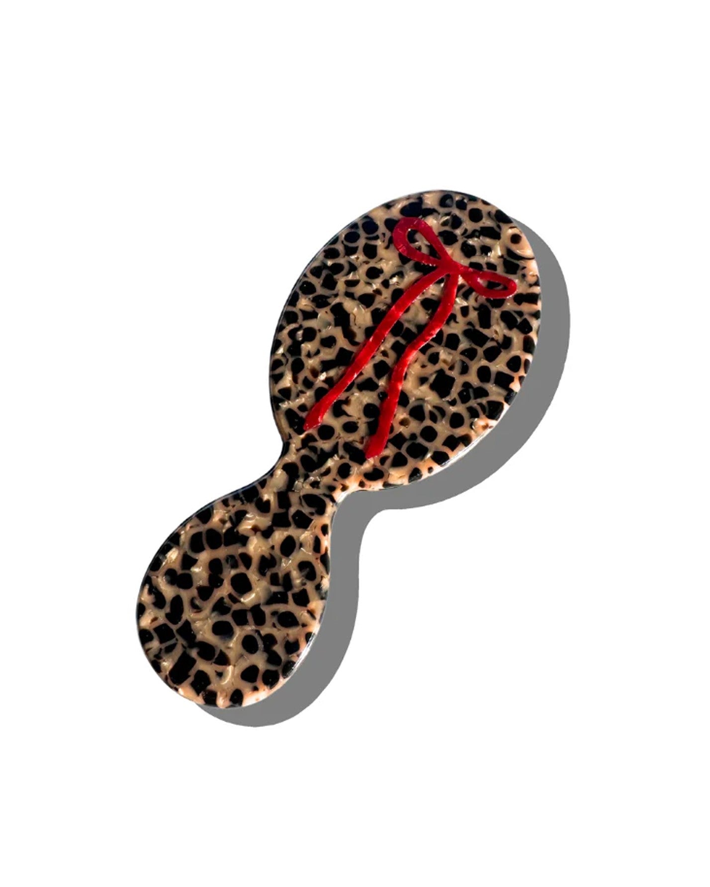 Bow Hairbrush - Brown