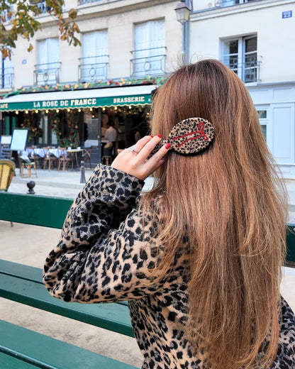 Bow Hairbrush - Brown