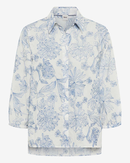 Vicki Blouse - Vintage Blue