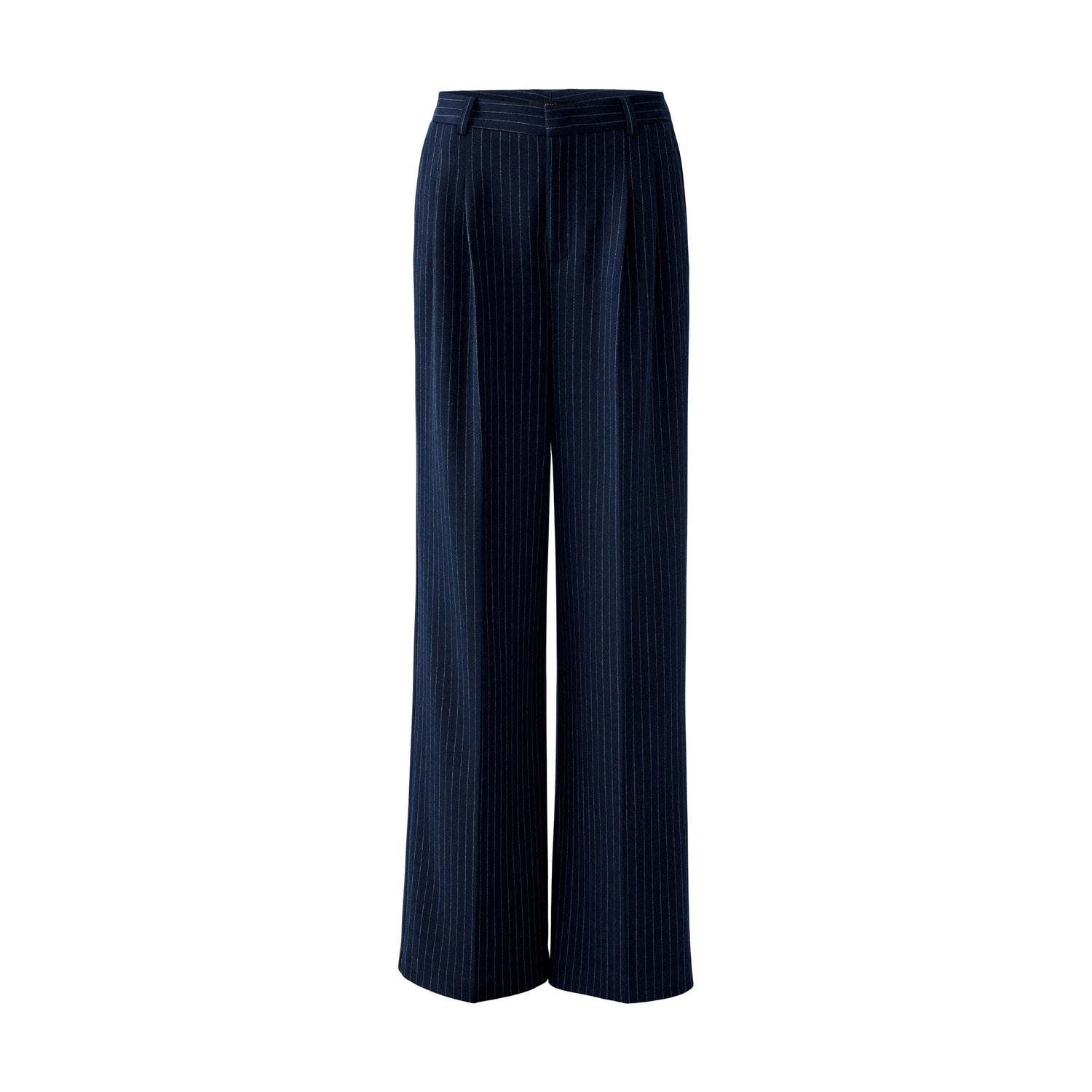 Stripe Trouser - Navy Camel