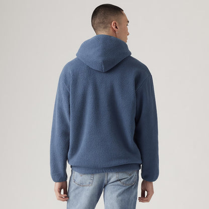 Hooded Sherpa Pullover - Sargasso Sea