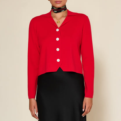Aara Cardigan - Red