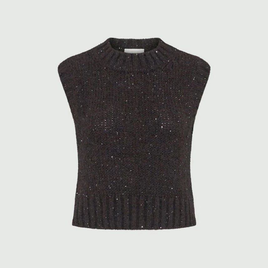 Agoraio Knit Tank - Chocolate