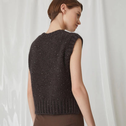 Agoraio Knit Tank - Chocolate