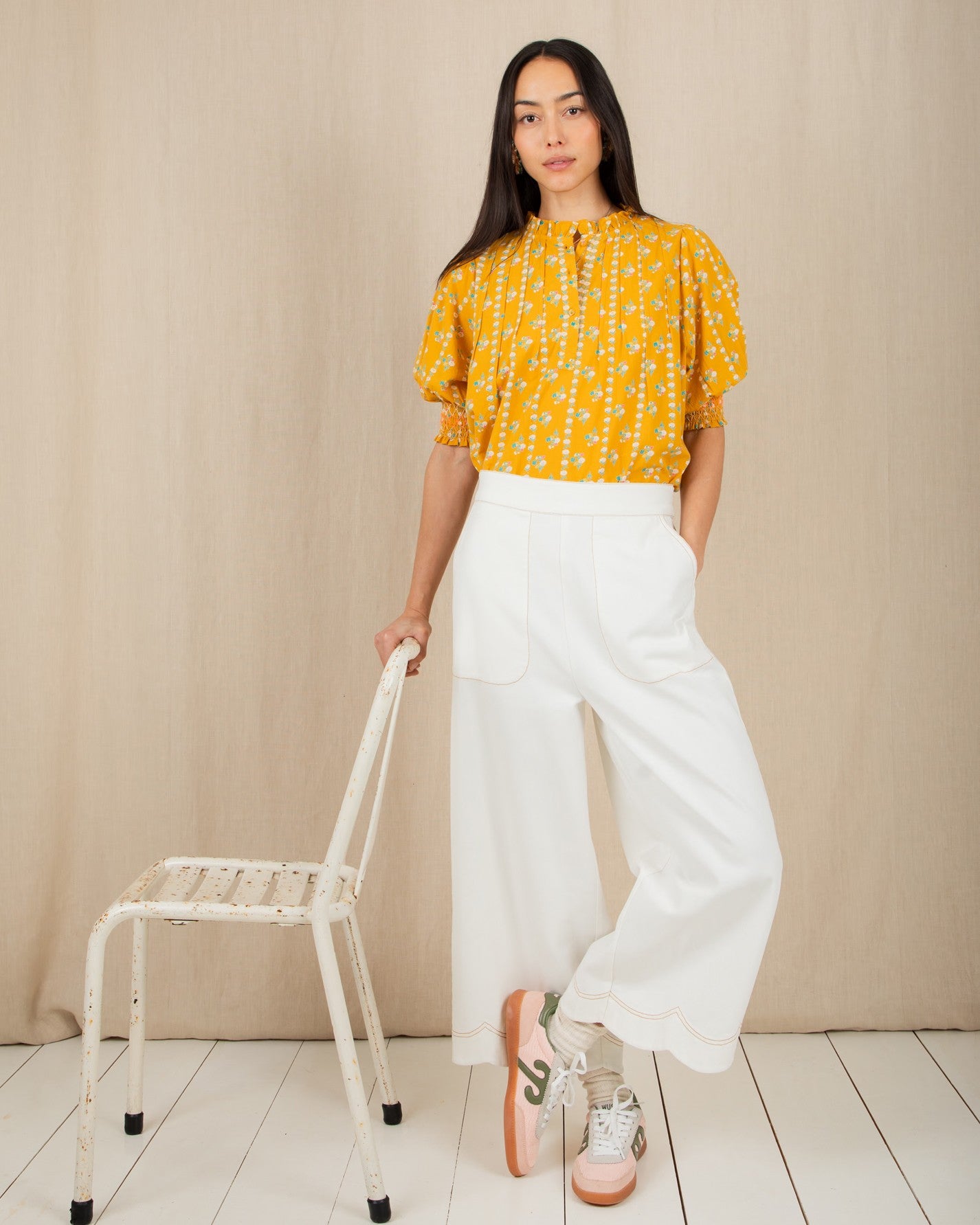 Aide Trouser - Ecru