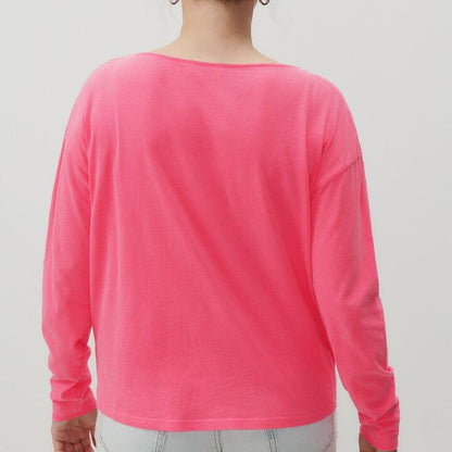 Aksun Long Sleeve T-Shirt - Fluro Rose